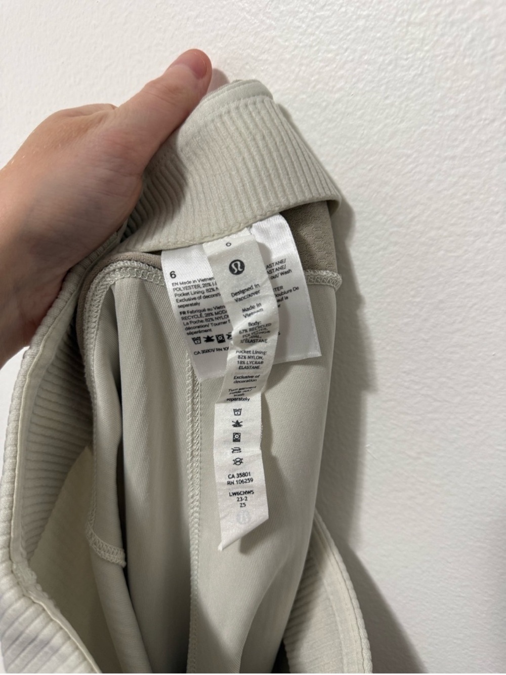 Lululemon Ribbed Softstreme Zip-Leg Pant - Picture 9 of 11